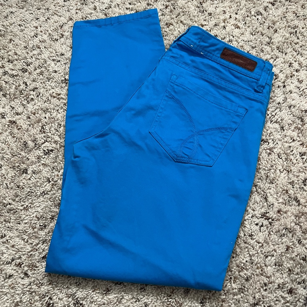 Calvin Klein Jeans Women’s Blue Denim Skinny Crop Jeans Size 8 - Picture 9 of 10